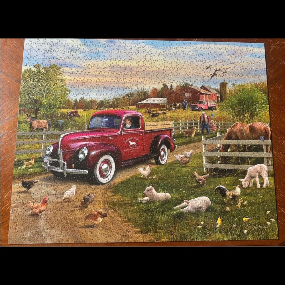 White Mountain Grandpa’s Pride & Joy Ford Offical Licensed Product 1000 piece